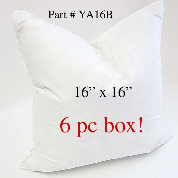 YA16B- Feather and Down Pillow (6pc Box)
