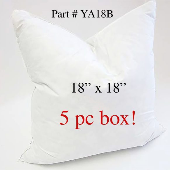 YA18B- Feather and Down Pillow (5pc Box)