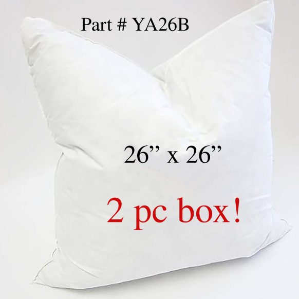 YA26B- Feather and Down Pillow (2pc Box)